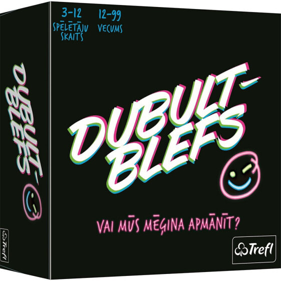 TREFL Board Game Double Bluff In Latvian Lang doll