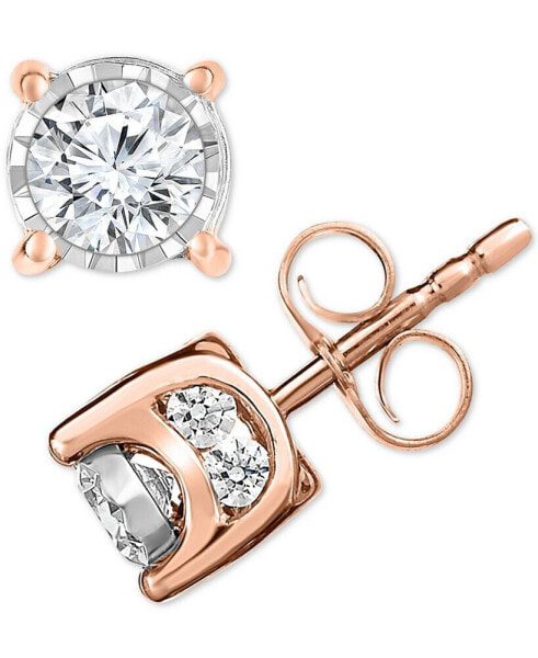 Diamond Stud Earrings (3/4 ct. t.w.) in 14k White Gold, Rose Gold or Gold