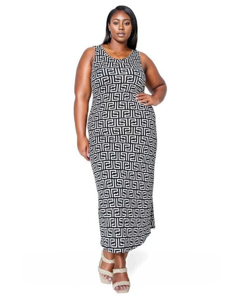 Plus Size Sarai Sleeveless Maxi Dress