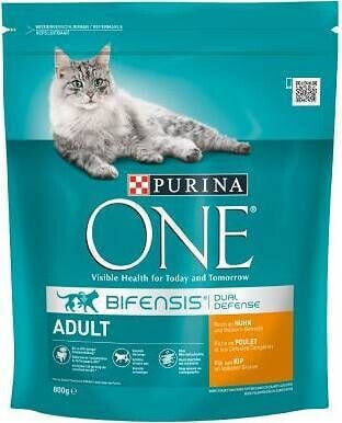 Purina One Cat Adult Karma z kurczakiem dla kota 800g