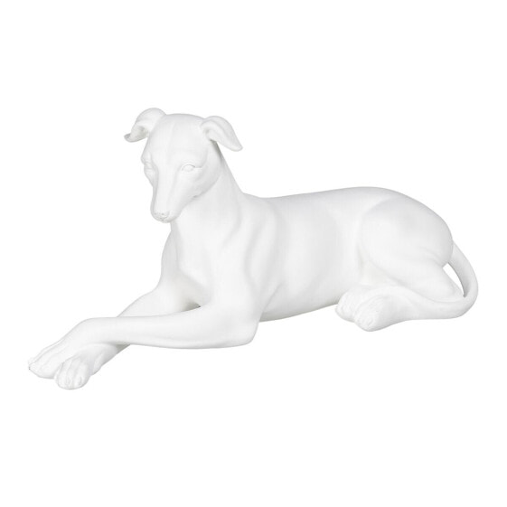 Декоративная фигура Белый Пёс 18 x 12,5 x 37 cm
