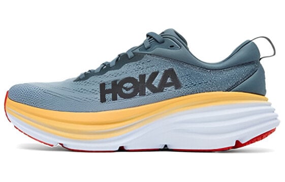 HOKA ONE ONE Bondi 8 Wide 邦代8 低帮 跑步鞋 男款 蓝黑 宽版 / Кроссовки HOKA ONE ONE 1127953-GBMS