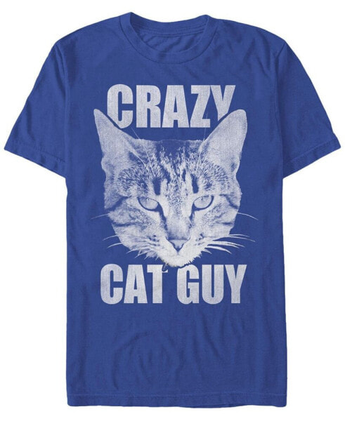 Men's Cat Guy Short Sleeve Crew T-shirt