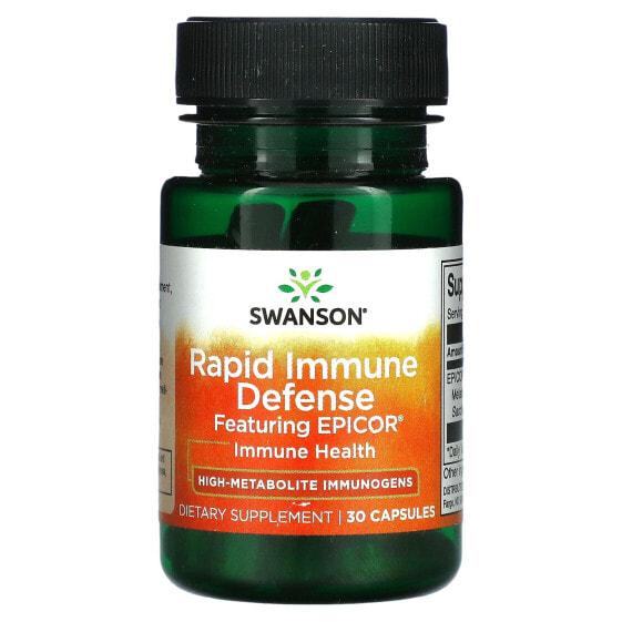 Витамины для пищеварительной системы Swanson Rapid Immune Defense, 30 капсул