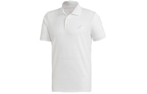 Поло мужское Adidas Trendy_Clothing FK0744 в стиле теннисного спорта, белое