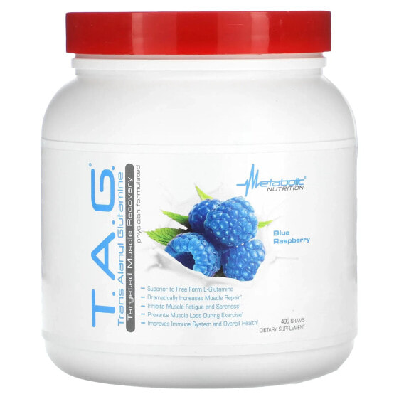 Аминокислоты Metabolic Nutrition T.A.G., Blue Raspberry, 400 г