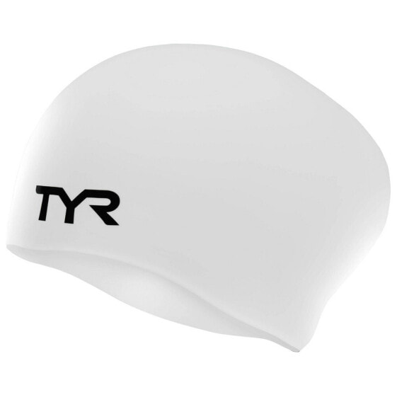 TYR Wrinkle-Free long hair Swimming Cap