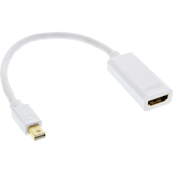InLine Mini DisplayPort HDMI Adaptor with Audio - mini DisplayPort M / HDMI F