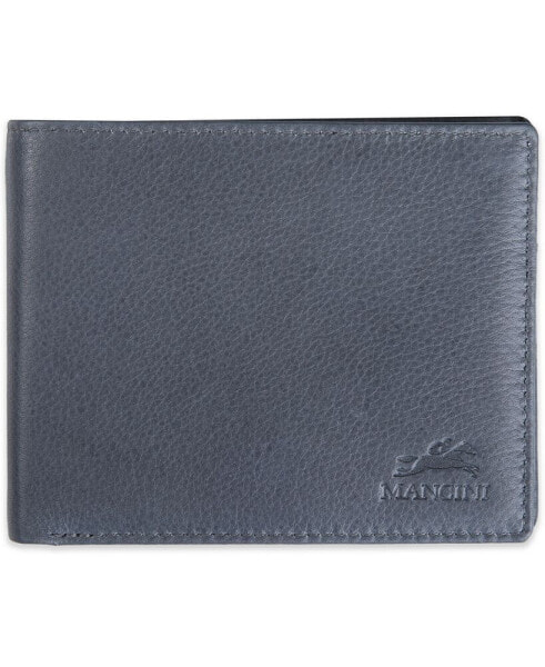 Men's Bellagio Collection Center Wing Bifold Wallet with Coin Pocket