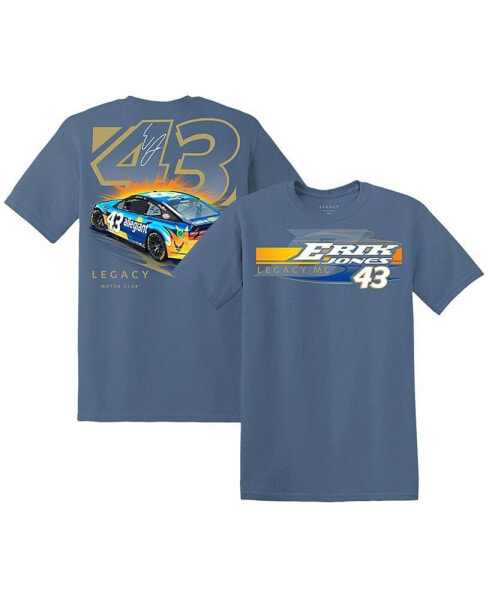 Men's Blue Erik Jones allegiant Car T-shirt