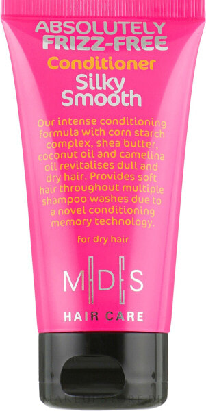 Haarspülung mit Sheabutter, Kokosnuss- und Leindotteröl - Mades Cosmetics Absolutely Frizz-free Conditioner Silky Smooth 75 ml