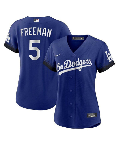 Women's Freddie Freeman Royal Los Angeles Dodgers City Connect Replica Player Jersey