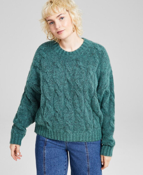 Women's Chunky Cable-Knit Sweater, Created for Macy's