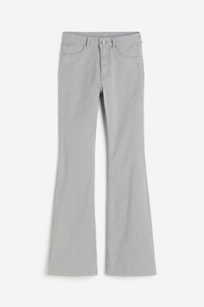 Flared Twill Pants