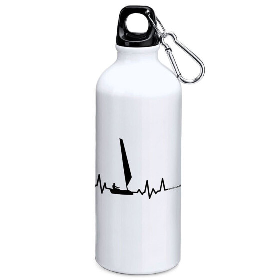 Бутылка для воды алюминиевая KRUSKIS Sailing Heartbeat 800 мл
