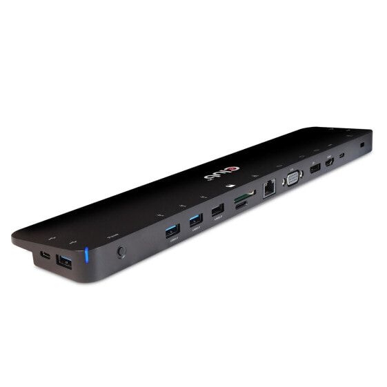 Club 3D USB Type C 3.2 Gen1 Triple Display Dynamic PD Charging Dock 100W PD Power charger - Docking - USB 3.2 Gen 1 (3.1 Gen 1) Type-C - Black - Lenovo Dell Acer Asus. MSI. Toshiba Apple HP Razer - Meets ROHS - FCC - and CE EMI requirements