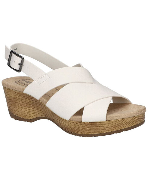 Women's Raffey Buckle Slingback Slip Resistant Wedge Sandals