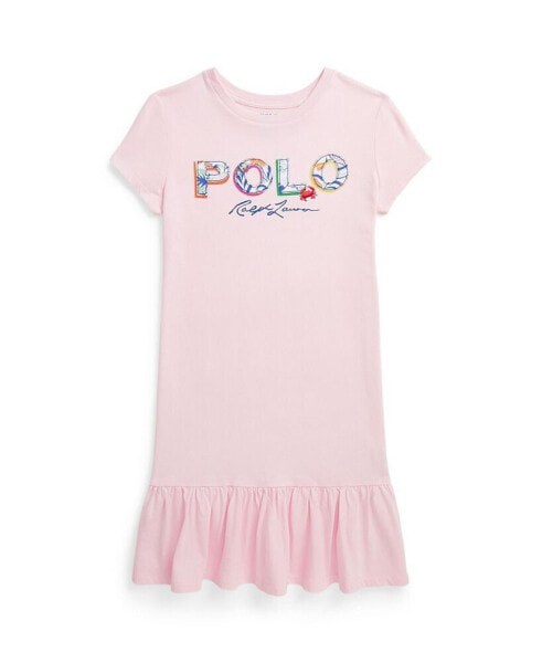 Платье для малышей Polo Ralph Lauren Тропическое Платье-футболка из хлопкового джерси