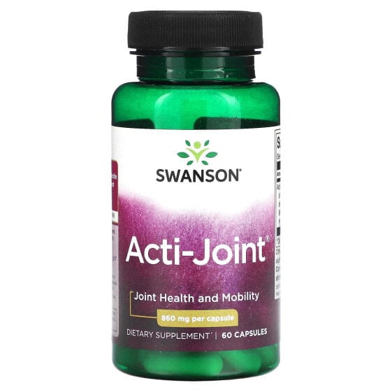 Капсулы Acti-Joint, 860 мг, 60 штук, Swanson