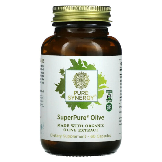 SuperPure Olive Organic Extract, 60 Capsules