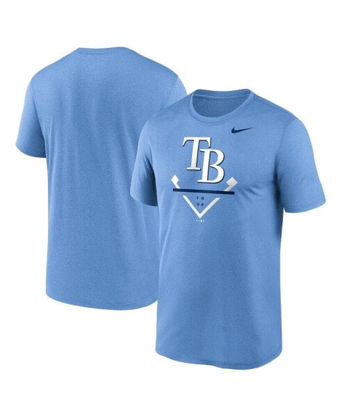 Men's Light Blue Tampa Bay Rays Icon Legend T-shirt