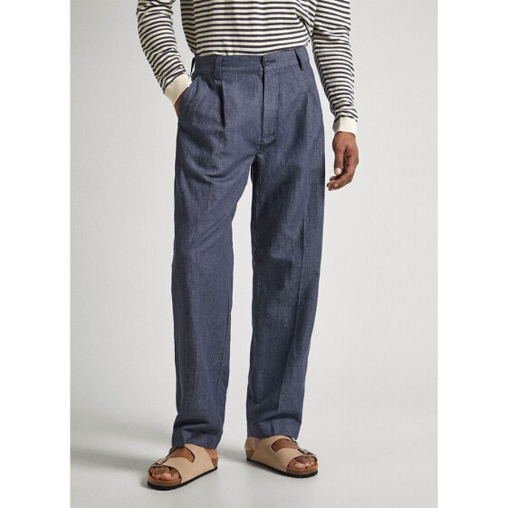 PEPE JEANS Relaxed Pleated Linen 2 pants