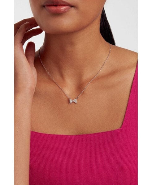 Ted Baker bARSIE: Crystal Bow Pendant Necklace