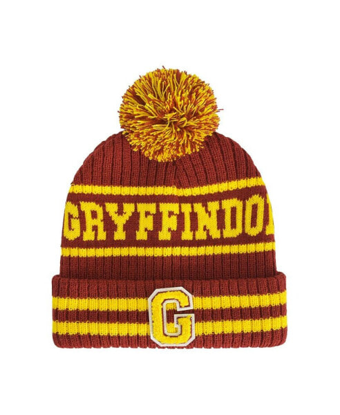 Головной убор бейсболка WB HARRY POTTER GRYFFINDOR COLLEGIATE POM CUFF.