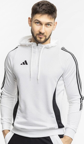 Adidas Bluza męska adidas Tiro 24 Training Hoodie biała IR9399 S