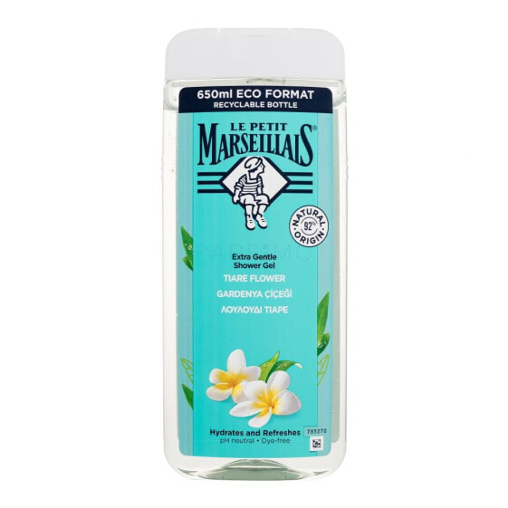 Le Petit Marseillais Extra Gentle Shower Gel Tiaré Flower 650 ml duschgel unisex