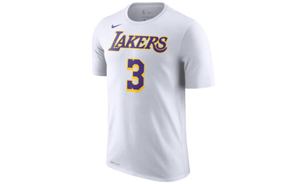 Nike Dri-FIT NBA 联盟限定 戴维斯短袖T恤 男款 白色 / Футболка Nike Dri-FIT NBA T BQ1541-100