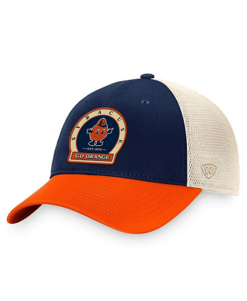 Men's Navy Syracuse Orange Refined Trucker Adjustable Hat