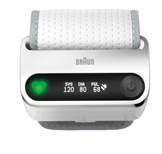 Braun iCheck 7 - Wrist - Automatic - White - Buttons - LED - AA