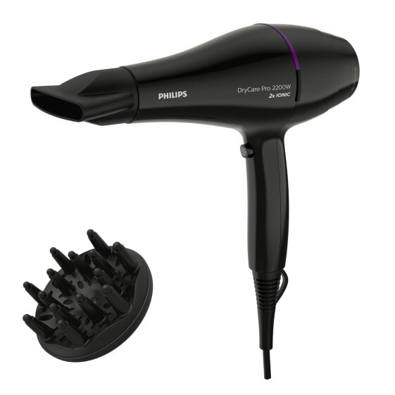 Фен для волос Philips DryCare BHD274/00 - AC - 36.11 м/с - Черный - Монохромный - Петля для подвешивания - 2 м