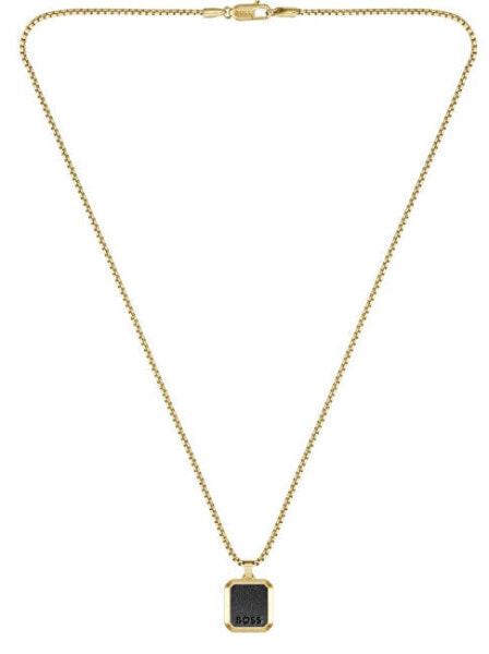 Elegant gold-plated necklace for men 1580538