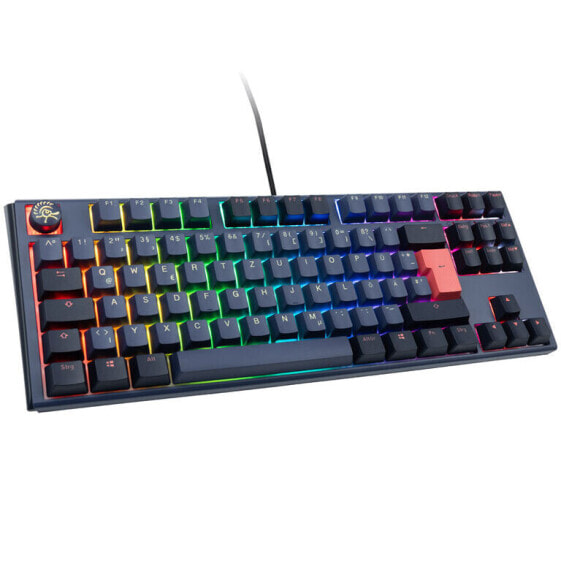 Ducky One 3 Cosmic Blue TKL Gaming Tastatur, RGB LED - MX-Brown