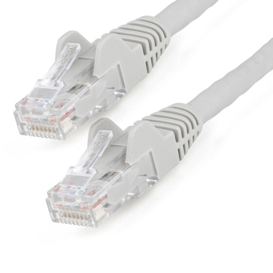 StarTech.com 10m CAT6 Ethernet Cable - LSZH (Low Smoke Zero Halogen) - 10 Gigabit 650MHz 100W PoE RJ45 10GbE UTP Network Patch Cord Snagless with Strain Relief - Grey - CAT 6 - ETL Verified - 24AWG - 10 m - Cat6 - U/UTP (UTP) - RJ-45 - RJ-45
