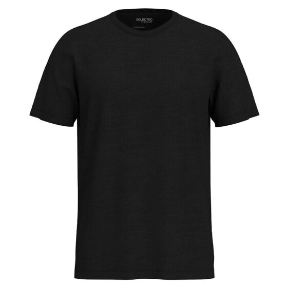 SELECTED Aspen Slub short sleeve T-shirt