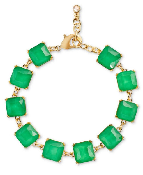 Gold-Tone Stone Station Flex Bracelet, Created for Macy's