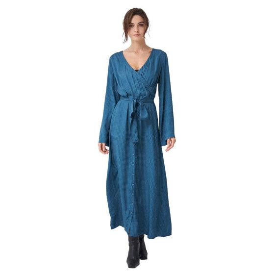 SALSA JEANS 125382 Multifunctional Cross-Over Dress Long Sleeve Long Dress
