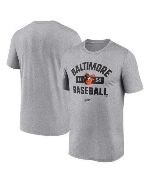Men's Heather Gray Baltimore Orioles Legend T-shirt