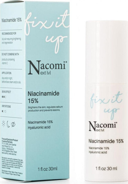 Сыворотка для лица Nacomi Next Level Niacinamide 15% с ниацинамидом 30 мл