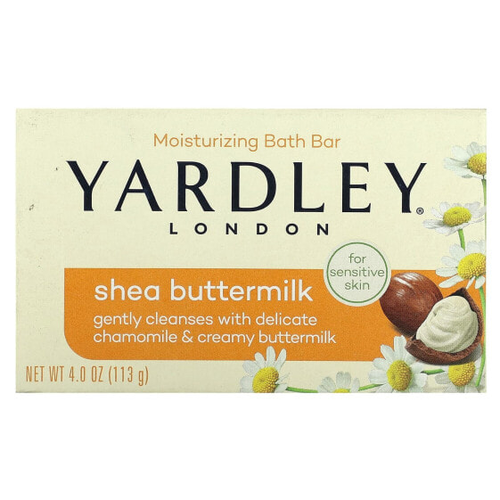 Увлажняющее мыло для ванной, Активированный уголь, 4 унции (113 г) Yardley London