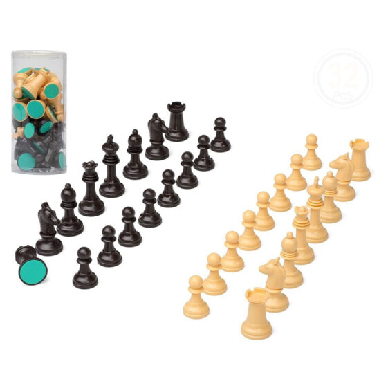 ATOSA Pvc Chess 18x8 cm 32 Pieces Interactive Board Game