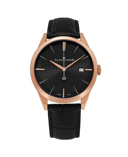 Часы Alexander Sophisticate Black Leather
