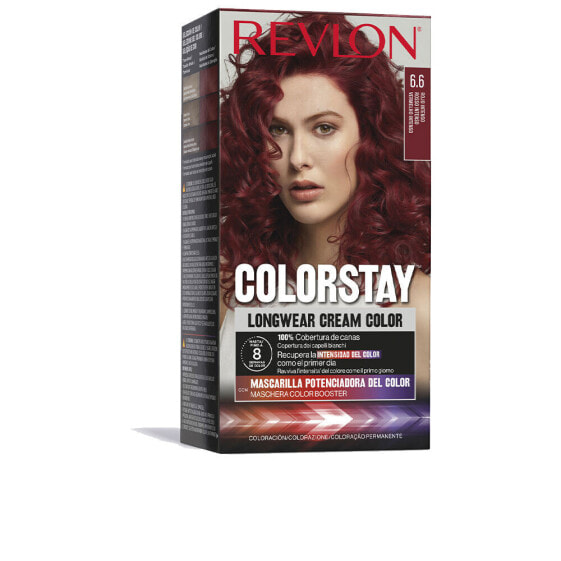 COLORSTAY longwear cream color #6,6-rojo intenso 4 u