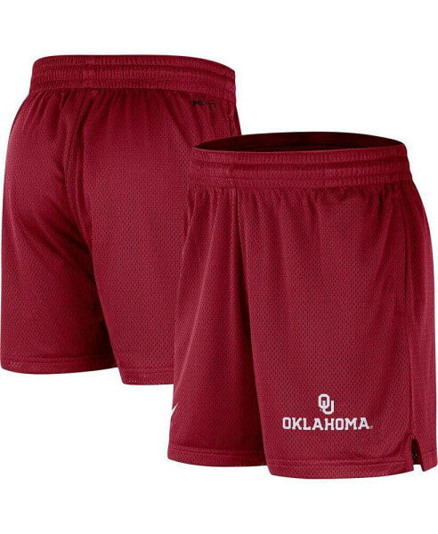 Шорты Nike мужские красные Oklahoma Sooners из сетки, производительность