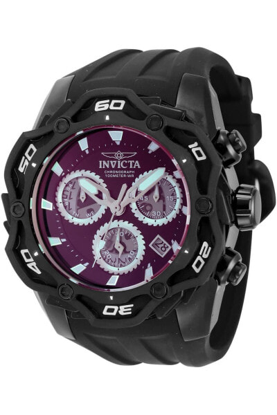 Часы Invicta Ripsaw 56mm Silicone Quartz Black 44097