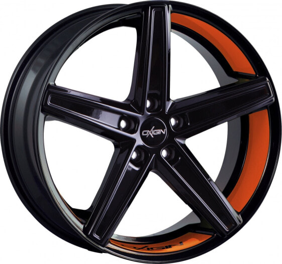 Колесный диск литой Oxigin 18 Concave black foil orange 11.5x21 ET45 - LK5/114.3 ML72.6