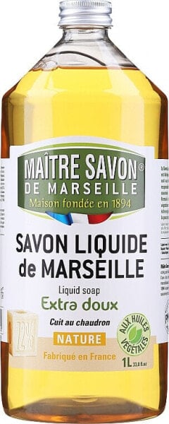 Nature Flüssigseife für die Hände - Maitre Savon De Marseille Savon Liquide De Marseille Nature Liquid Soap 500 ml